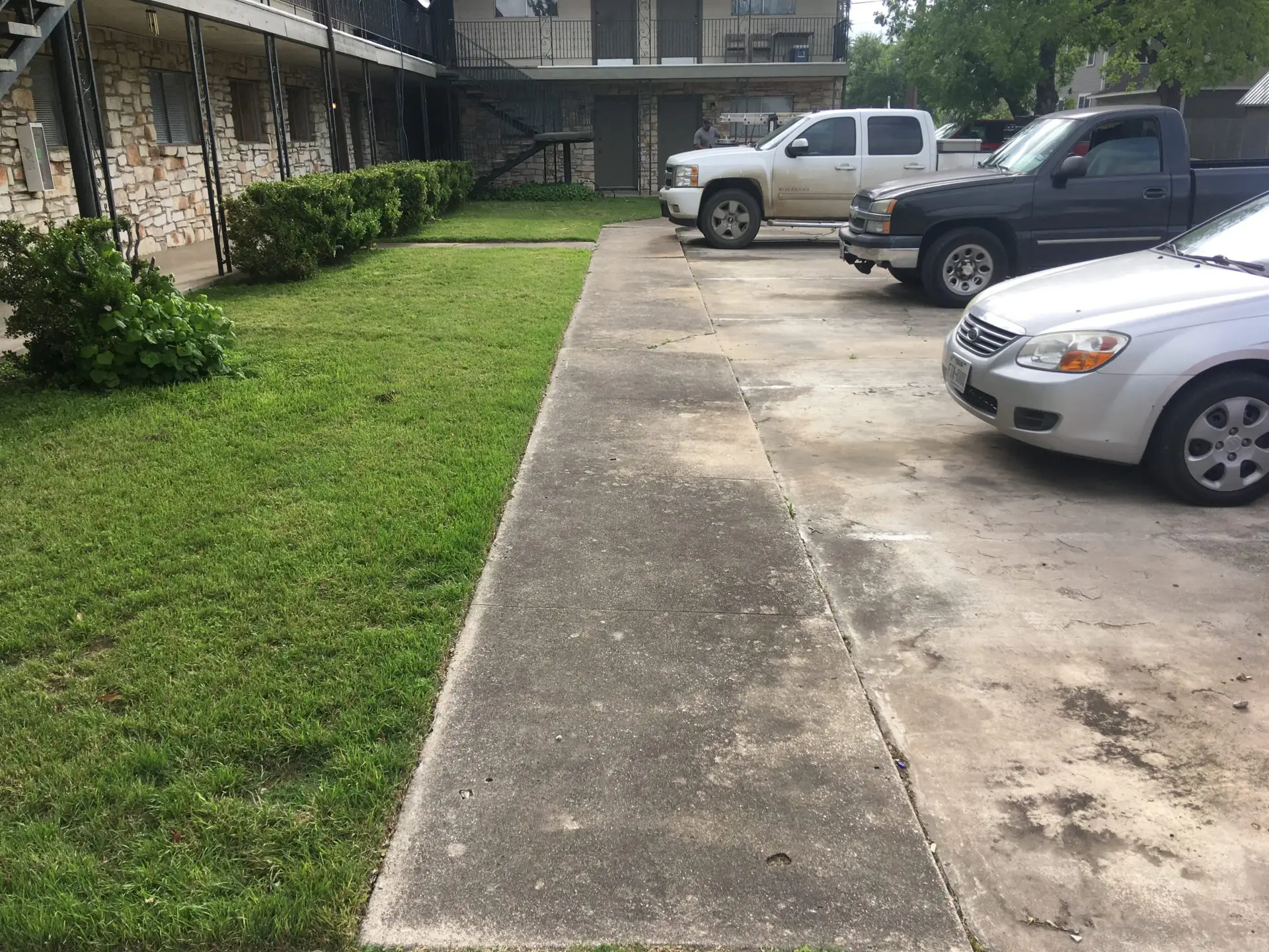 Apartment Pressure Washing