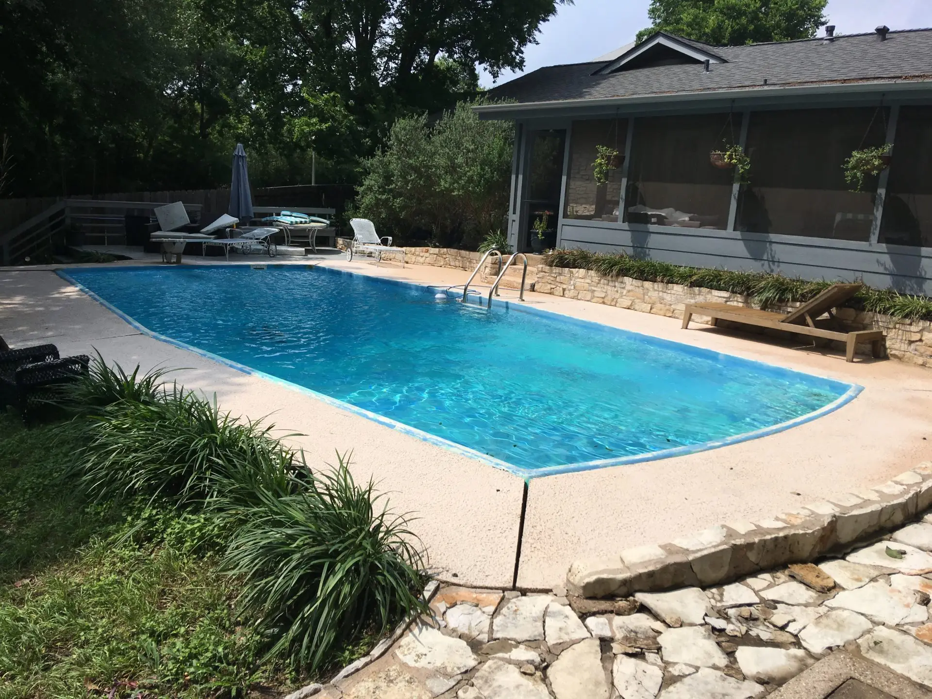 Pool Deck Power washing Austin